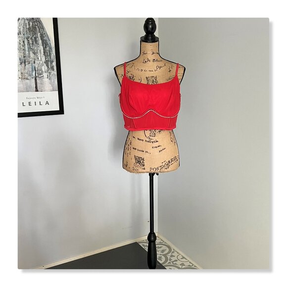 Auden Intimates Rhinestone Corset Bra Sz XXL - Picture 2 of 9